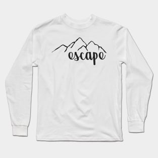 Escape Mountains Long Sleeve T-Shirt